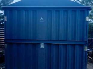 Современный гараж для квадроцикла в графитовом цвете в СНТ Можайские сады, Можайский р-н, МО