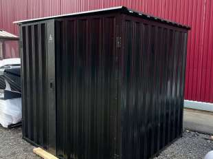 Компактный хозблок для хранения вещей в черном цвете в дер. Трусово, г.о. Солнечногорск, МО