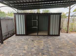 Хозблок для хозяйственных вещей в шоколадном цвете в с. Братовщина, г.о. Пушкинский, МО