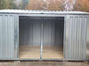 Хозблок для хозяйственных вещей в цинковом цвете в дер. Сырьево, Наро-Фоминский г.о, МО