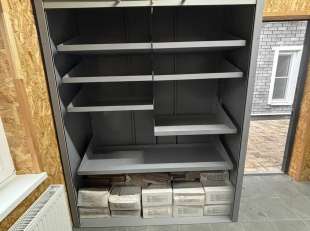 Роллетный шкаф для документов в светло-сером цвете в пос. Щапово, Кранопахорский р-н, Троицкий адм.окр, г. Москва