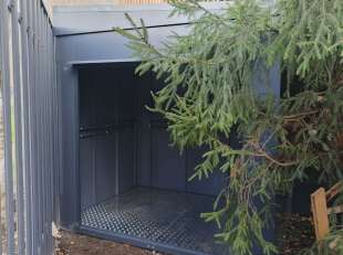 Премиум хозблок для садовой мебели в графитовом цвете в дер. Сколково, Одинцовский р-н, МО