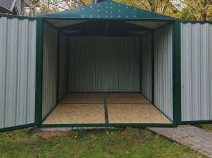 Хозблок для строительных инструментов в зеленом цвете в с. Акулово, Одинцовский г.о, МО