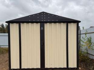 Хозблок для хозяйственных вещей в комбинированной расцветке в СНТ Купол-2, г. Балашиха, МО