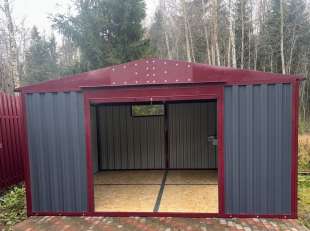 Хозблок для садовой техники и шин в комбинированной расцветке в СТ Луч, Гагаринский мун.окр, Смоленская обл.