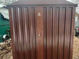 Хозблок для хозяйственных принадлежностей в шоколадном цвете в дер. Подушкино, Сергиево-Посадский г.о, МО