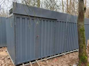 Хозблок для хозяйственных вещей в графитовом цвете в дер. Грибки, г.о. Мытищи, МО