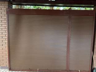 Роллетный шкаф для садового инвентаря в шоколадном цвете в с. Клёново, Троицкий адм.окр, г. Москва