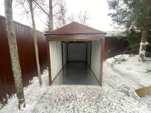 Хозблок для строительной техники в шоколадном цвете в с. Федоскино, г. Мытищи, МО